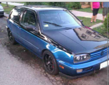 Buy 1997 Volkswagen GTI VR6166 000 Hatchback Blue Black Gasoline Manual FWD