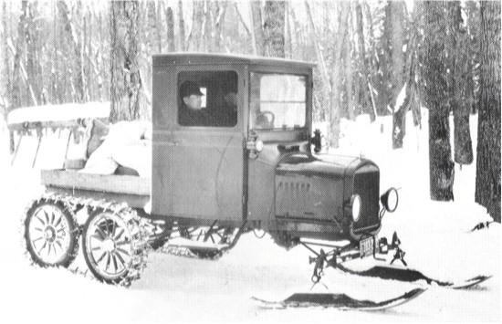 Ford Model T snow machine conversion