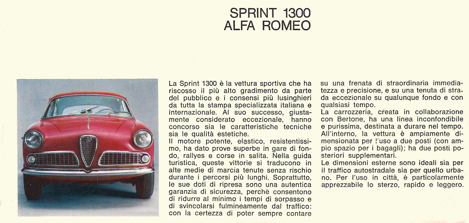 Alfa Romeo 1300 Sprint