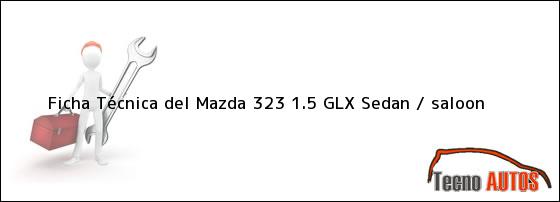 Mazda 323 15 GLX Sedan