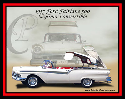 Ford Fairlane 500 Skyliner convertible