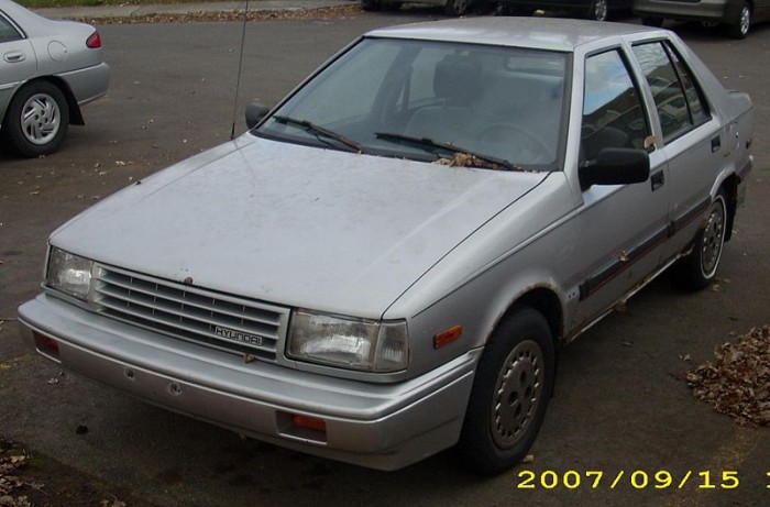 Hyundai Excel 13 GL Sedan