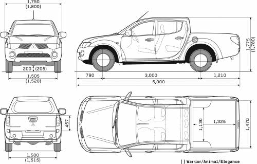 Mitsubishi L200 CRM 25 Crew Cab