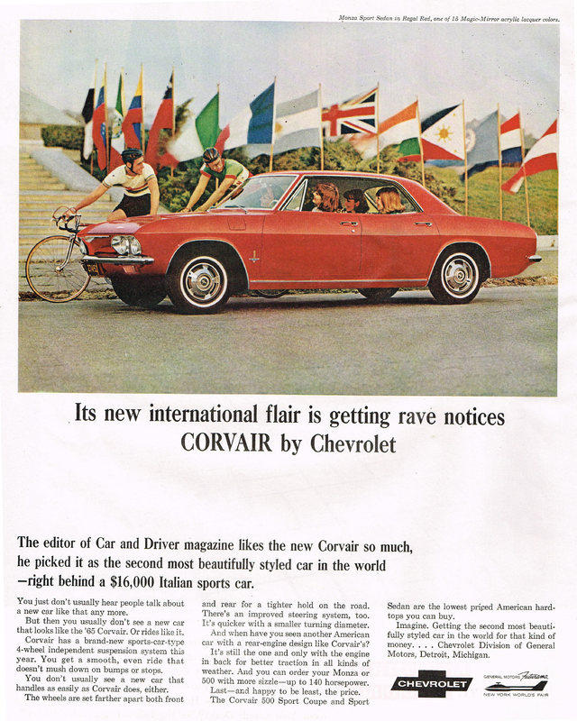 Chevrolet Corvair Monza Sport Sedan