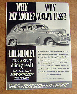 Chevrolet Special Deluxe 4-dr Sedan