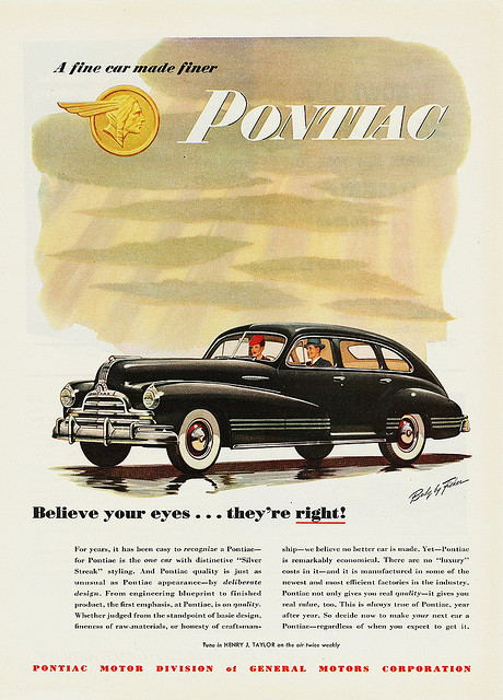 Pontiac Streamliner Eight 4-dr sedan