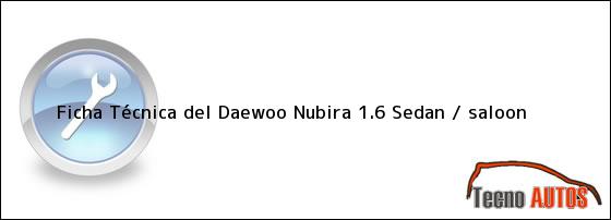 Daewoo Nubira 16 Sedan