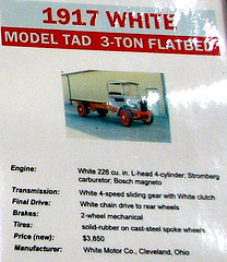 White TAD 3 Ton Flatbed