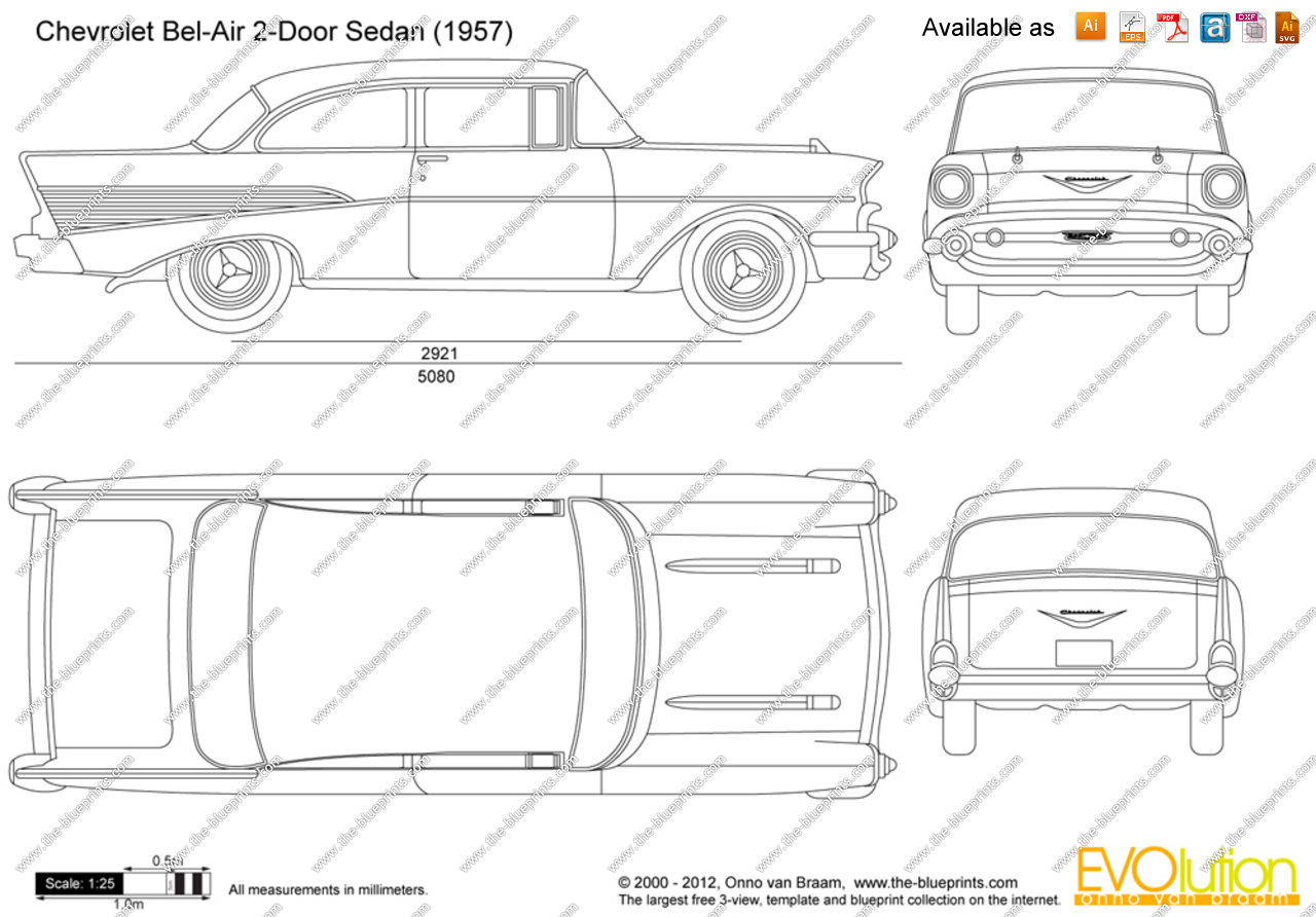 Chevrolet Bel Air 2 Door Sedan