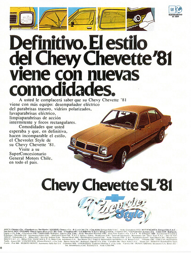 Chevrolet Chevette SL 14 Coupe