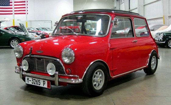 Austin Mini sedan delivery