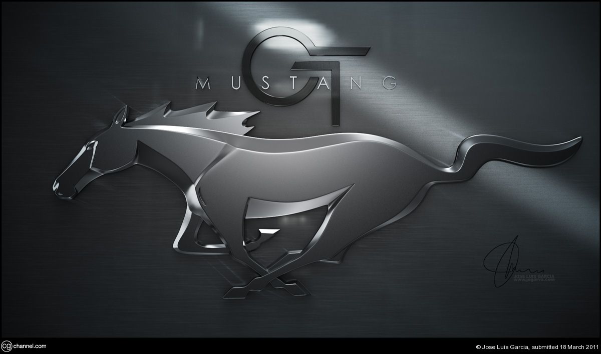 Ford Mustang GT 45th logo