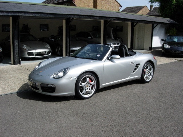 Porsche Boxster and 2 Carreras