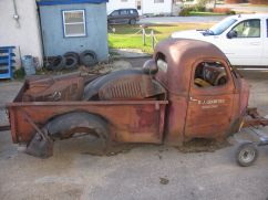 International Rat rod pickup