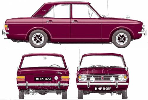 Ford Cortina 1600 4dr