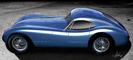 Jaguar C-type replica