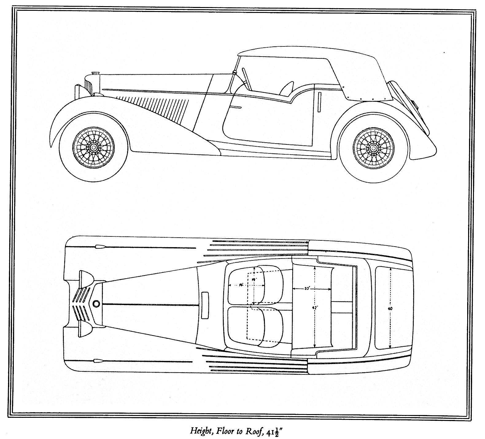 Bentley 4 litre tourer