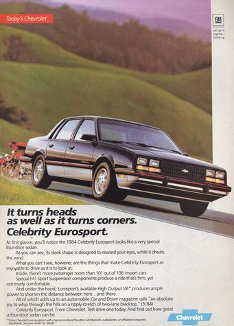 Chevrolet Celebrity 28L V6