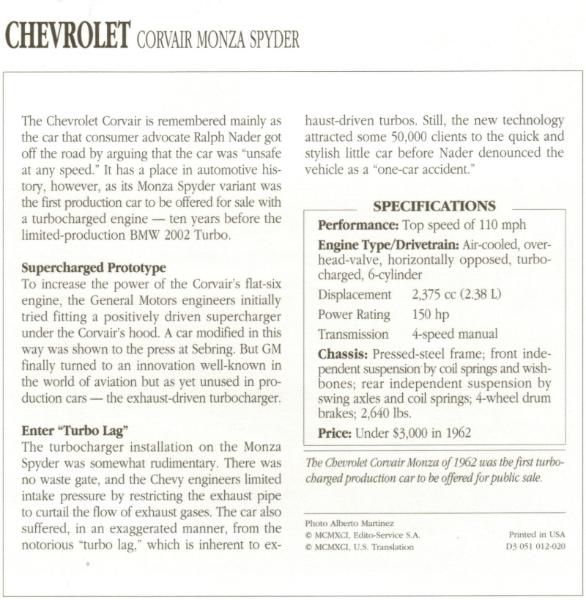 Chevrolet Corvair Monza 600