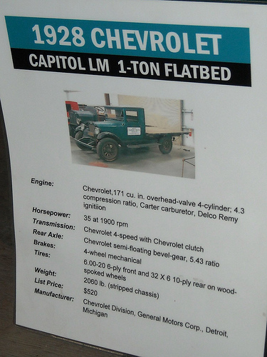 Chevrolet Model LM 1 Ton Flatbed