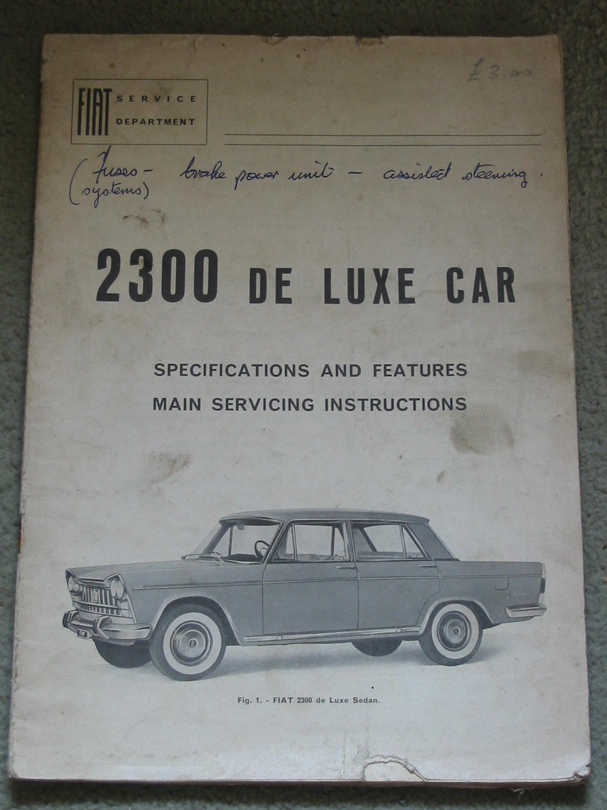 Fiat 2300 De Luxe