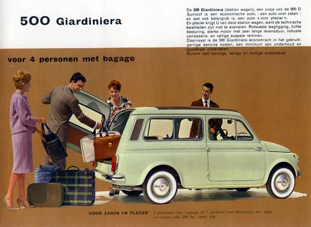 Fiat 500C Giardinera wagon