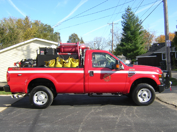 Ford F-750 Pierce pumper