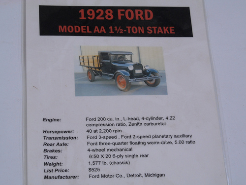 Ford Model AA 1 Ton Stake Bed