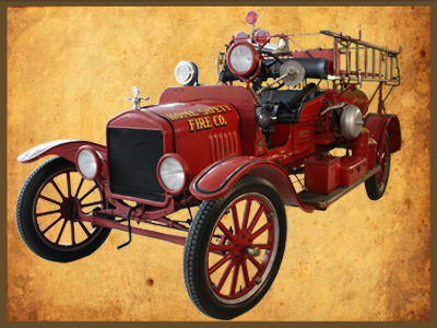 Ford Model TT chemical fire truck