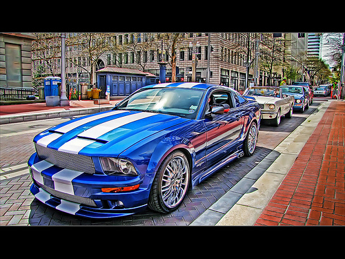 Ford Mustang GT 45th logo