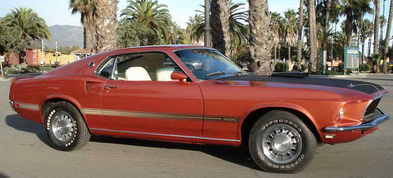 Ford Mustang mach 1 428 Cobra jet fastback