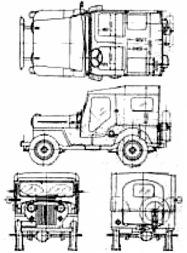 Mitsubishi Jeep CJ3B-J3