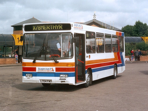 White 704 Bus