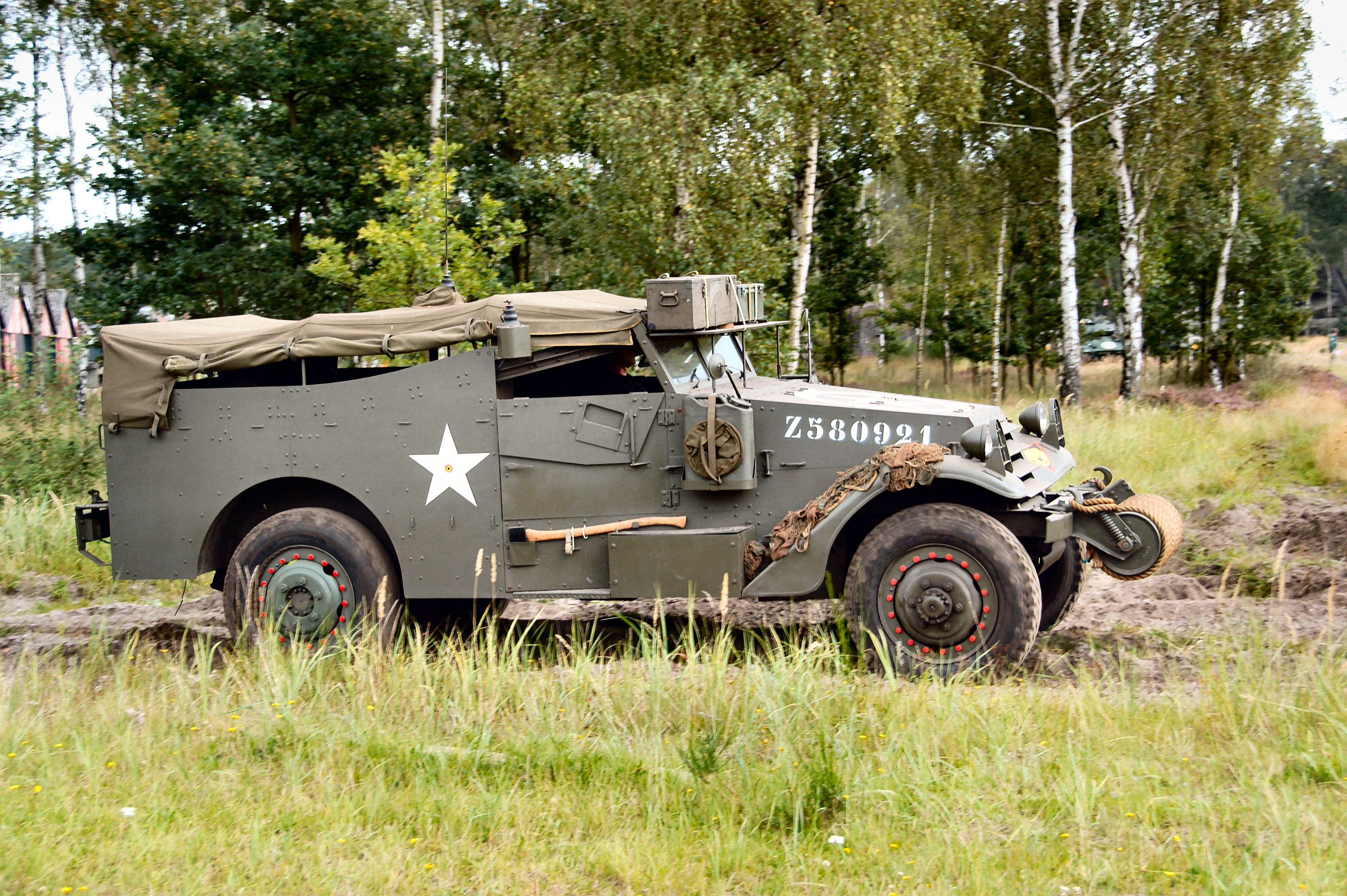 White Scout Car