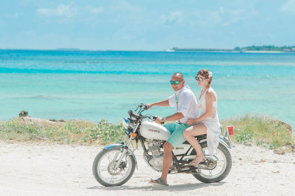 Lovers on a Motorcycle