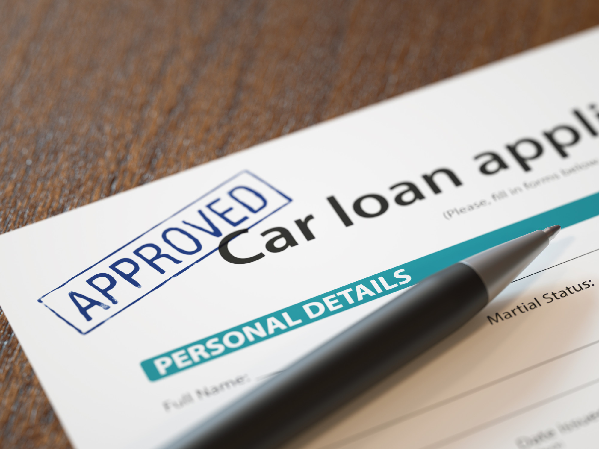 car loan application approved