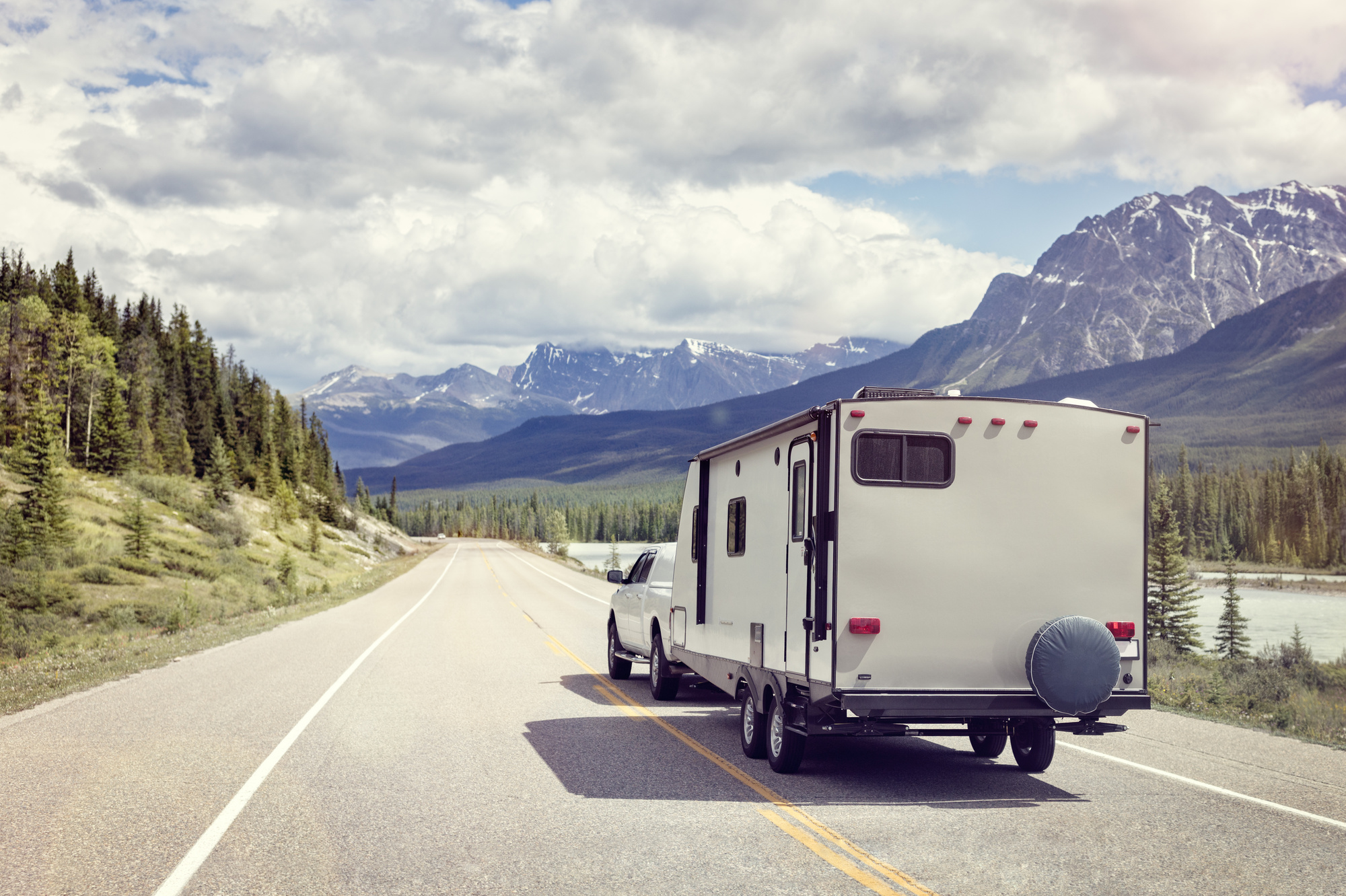 RV on a Road