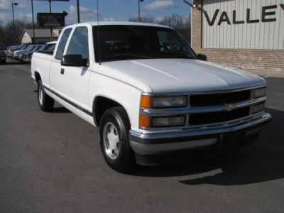 Buy 1998 Chevrolet 1500 Silverado138,000,Extended Cab Pickup,White ...