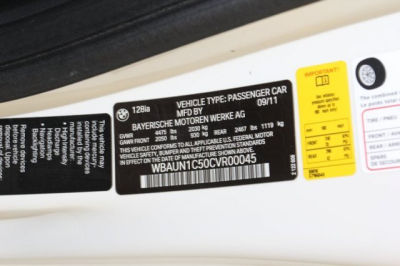 2012 BMW 128  i