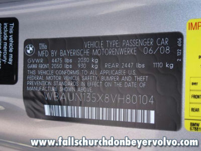 2008 BMW 128  i