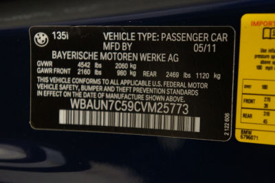 2012 BMW 135 i
