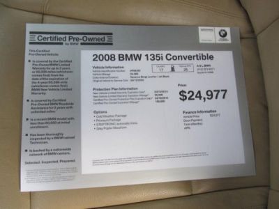 2008 BMW 135  i