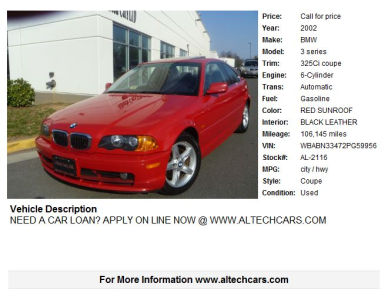 2002 BMW 325