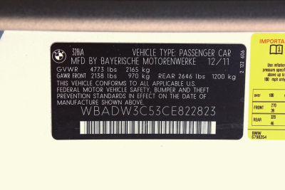2012 BMW 328  i
