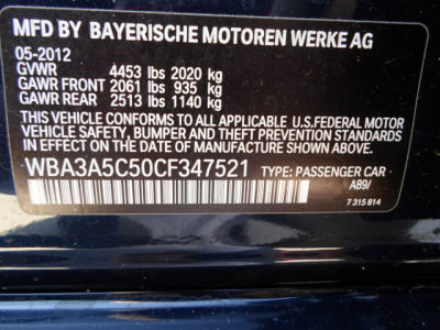 2012 BMW 328  i