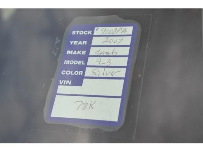 2007 Saab 9-3  2.0T