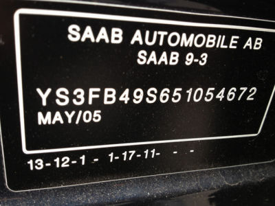 2005 Saab 9-3  Linear