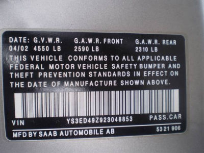 2002 Saab 9-5  Arc 3.0t