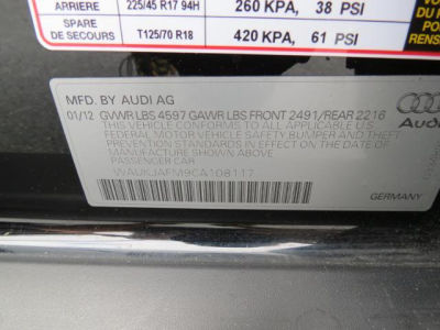2012 Audi A3  2.0 TDI Premium