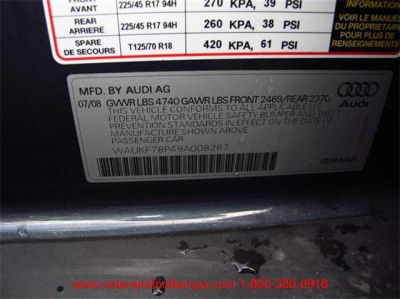 2009 Audi A3  2.0T quattro